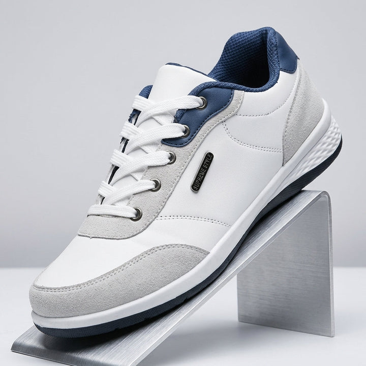 Harvey Dawson | Lace-Up Leather Sneakers For Men