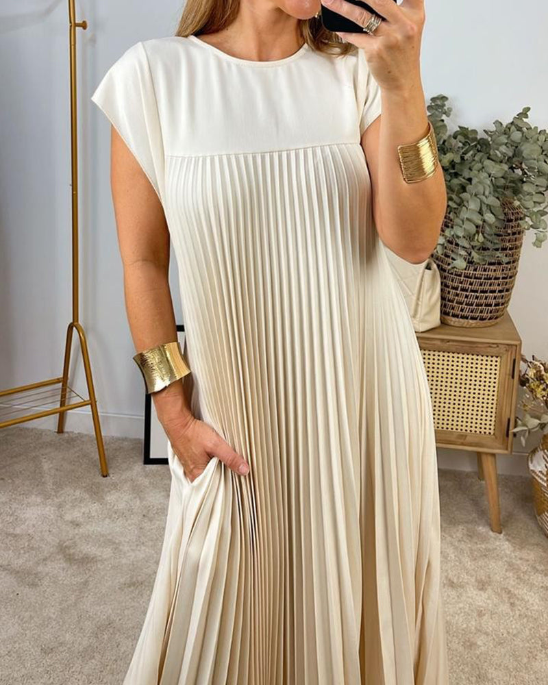 Gwendoline | Women’s Pleated Maxi Dress with Flowing Silhouette