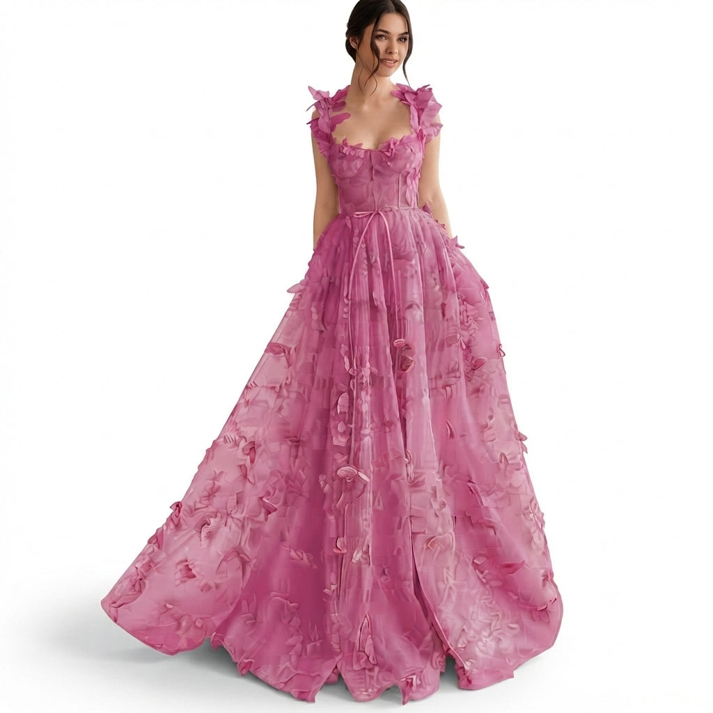 Elise Campbell | Floral Formal Maxi Dress For Women