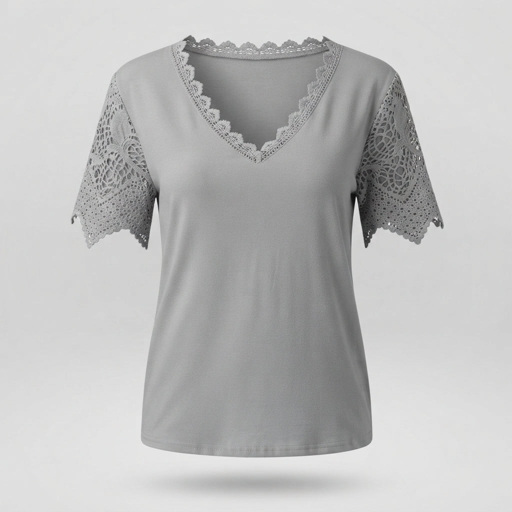 Eliza Williams | Lace V-Neck Blouse For Women
