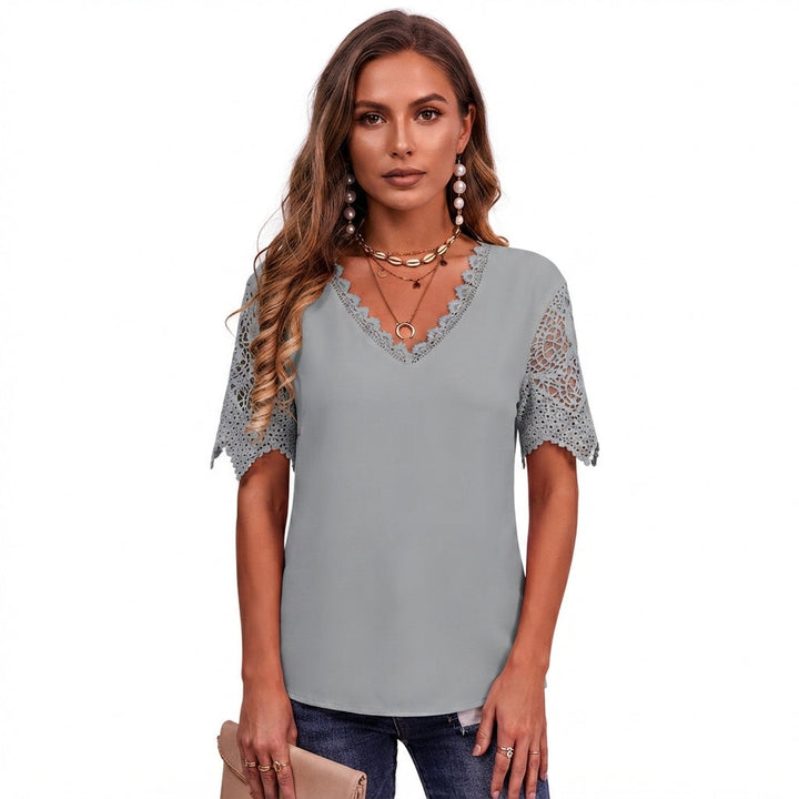 Eliza Williams | Lace V-Neck Blouse For Women