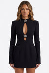 Ella Robertson | Cutout Long Sleeve Mini Dress For Women