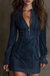 Eloise | Women's Lace Long Sleeve Mini Dress