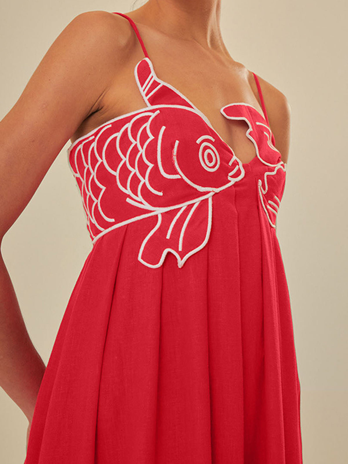 Koi | Women’s Embroidered Maxi Dress with Spaghetti Straps