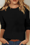 Estelle | Women's Round Neck 3/4 Sleeve Top