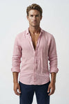 Ethan Bennett | Linen Button-Down Shirt For Men