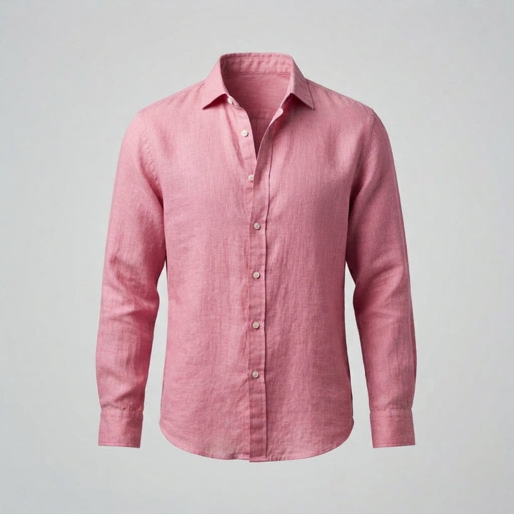 Ethan Bennett | Linen Button-Down Shirt For Men
