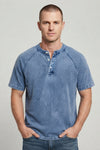 Ethan Murphy | Washed Henley T-Shirt For Men