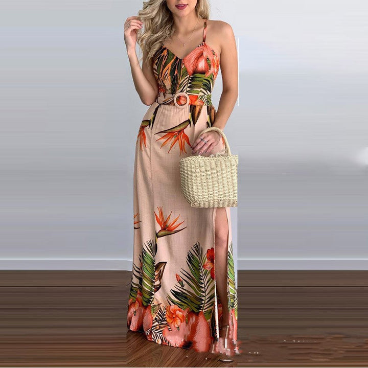Georgia Blackwood | Floral Halter Races Dress For Women