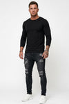 Luca Romano | Distressed Skinny Jeans For Men