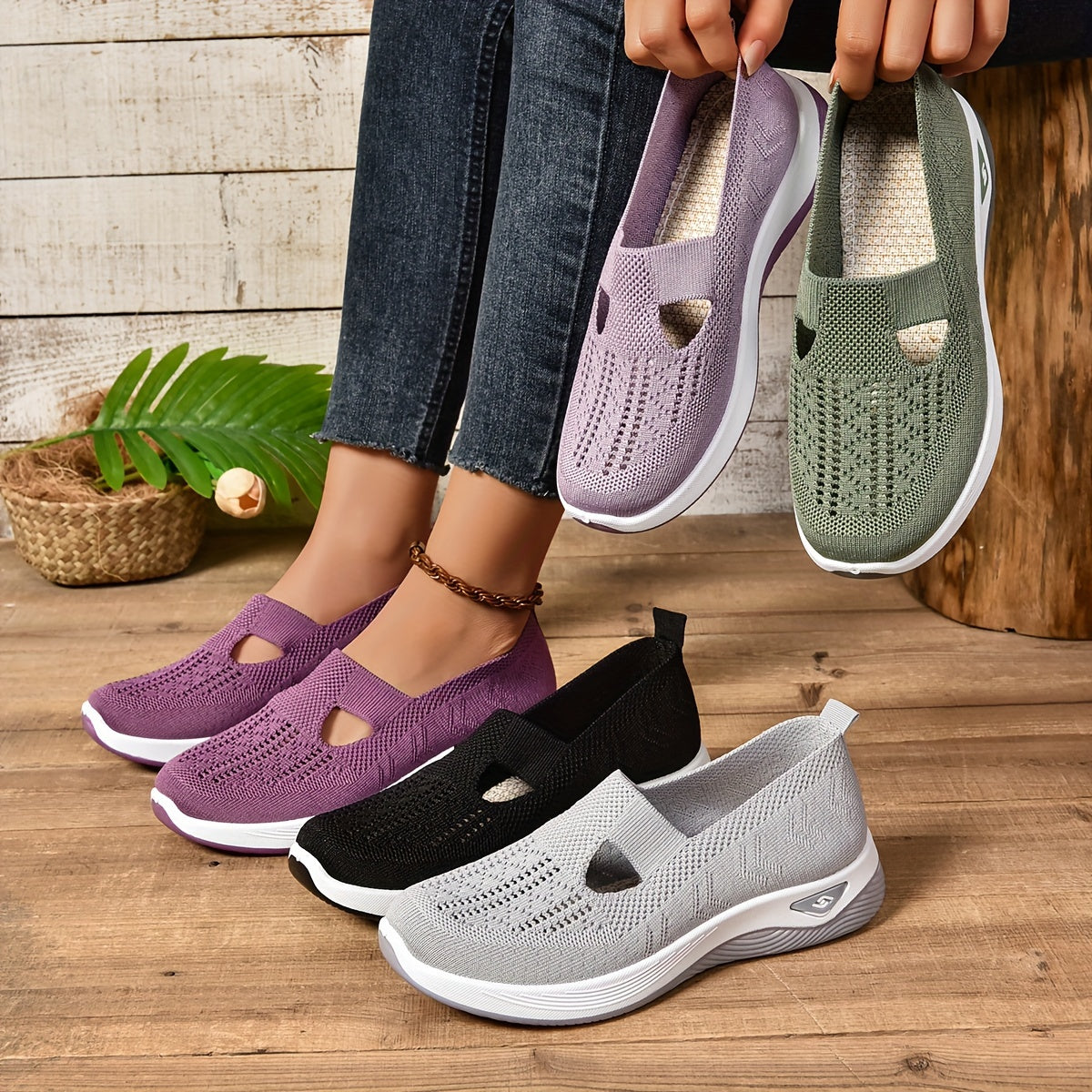 Gabriella | Women’s Orthopaedic Slip-On Shoes with Contoured Insole