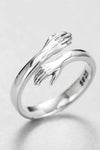 Skylar | Women’s Silver Embrace Ring with Twist Design