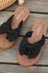 Willow Hartley | Bow Detail Thong Sandals For Women