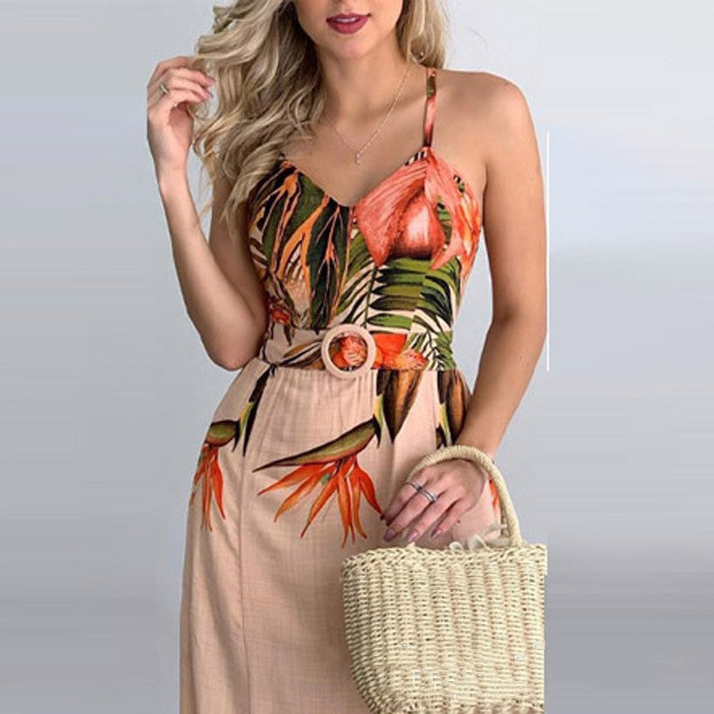 Georgia Blackwood | Floral Halter Races Dress For Women