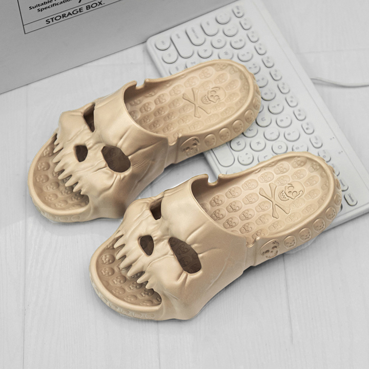 Bone Daddy | Skull Halloween Slippers For Men