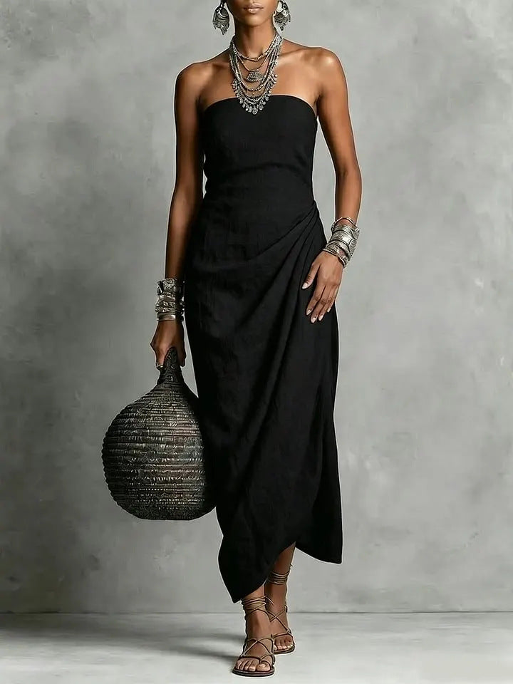 Matilda Robertson | Strapless Summer Dress For Women