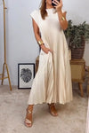 Gwendoline | Pleated Maxi Dress