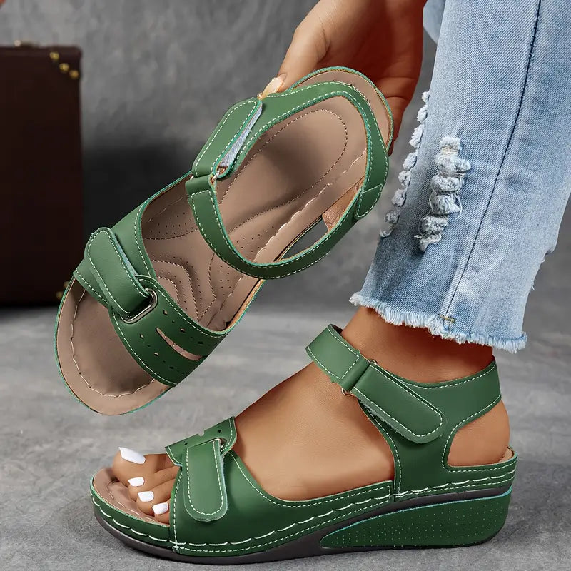 Alana | Women’s Wedge Sandals with Adjustable Straps