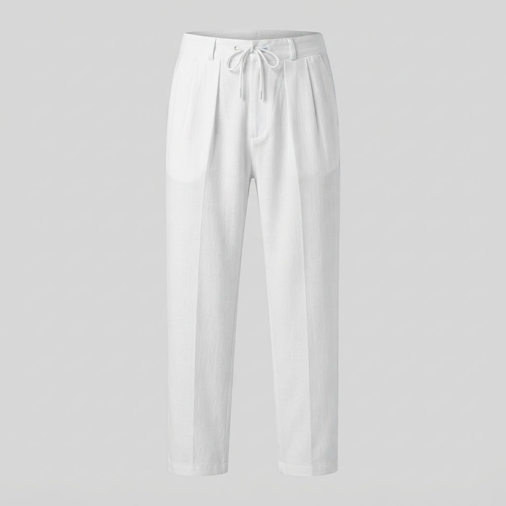 Felix Sutherland | Linen Beach Trousers For Men