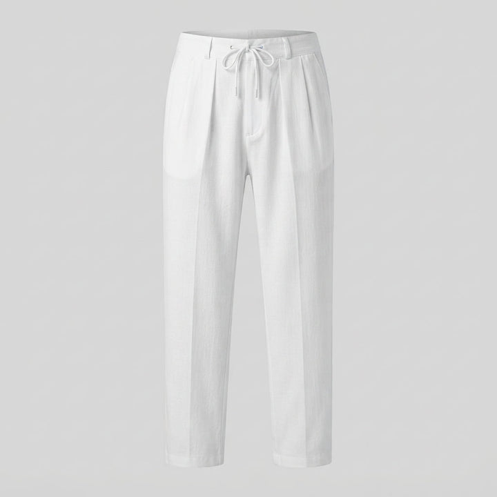 Felix Sutherland | Linen Beach Trousers For Men