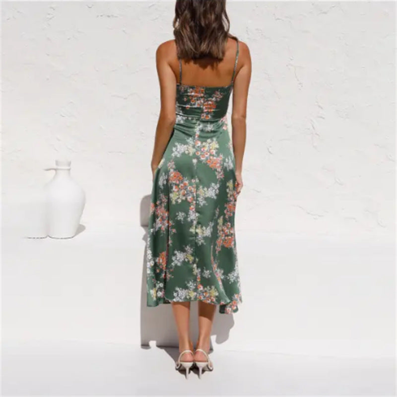 Jasmine Cole | Floral Summer Dress With Split Detail For Women