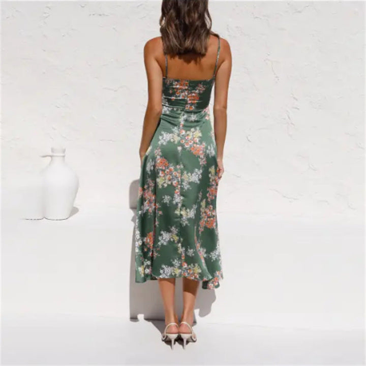 Jasmine Cole | Floral Summer Dress With Split Detail For Women