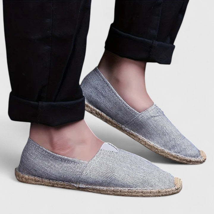 Cali | Women’s Slip-On Espadrille Flats with Linen Upper