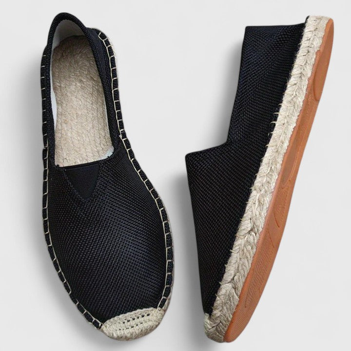 Cali | Women’s Slip-On Espadrille Flats with Linen Upper