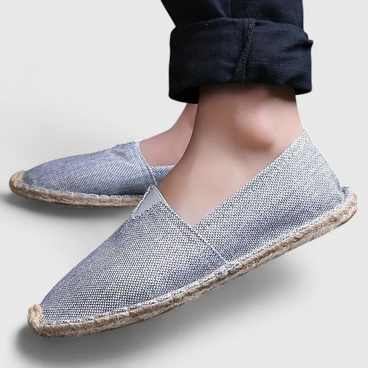 Cali | Women’s Slip-On Espadrille Flats with Linen Upper