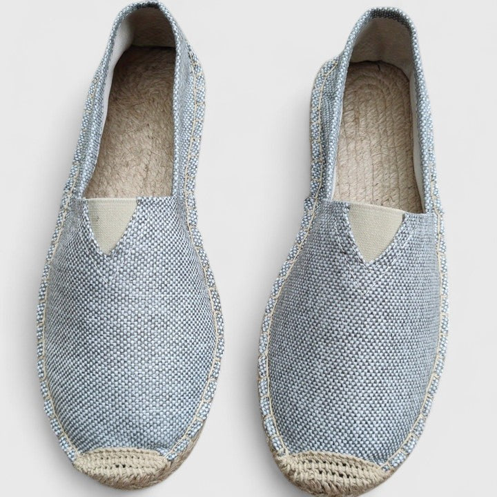 Cali | Women’s Slip-On Espadrille Flats with Linen Upper