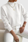 Francesca | Women's Mock Neck Long Sleeve Sweater