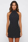 Freya Bennett | Polka Dot Halter Mini Dress For Women