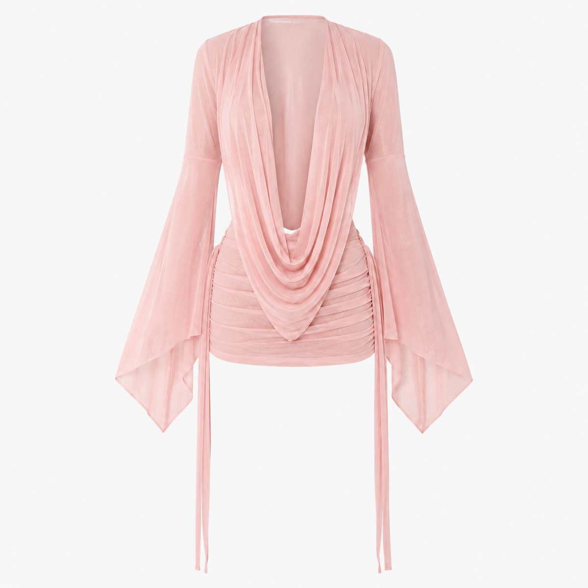 Georgina Jones | Deep V-Neck Backless Mini Dress For Women