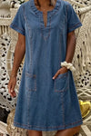 Zinnia™ | Soft Denim Dress