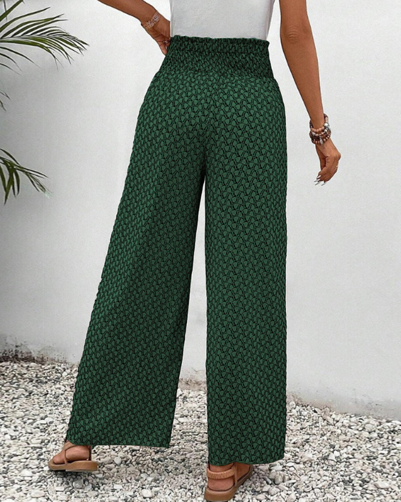 Vera | Women’s Wide-Leg Trousers with Draped Silhouette