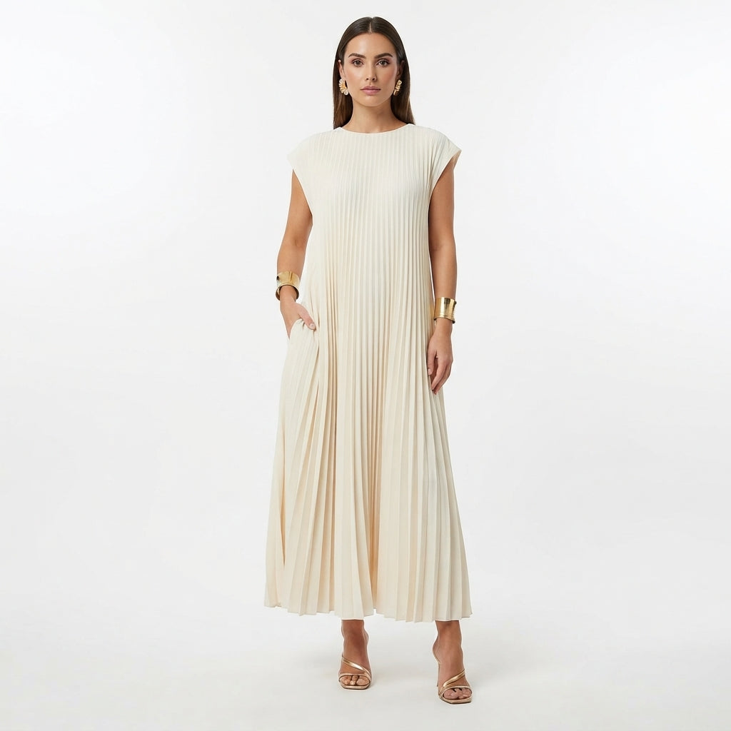 Hannah Parker | Pleated Maxi Dress For Women