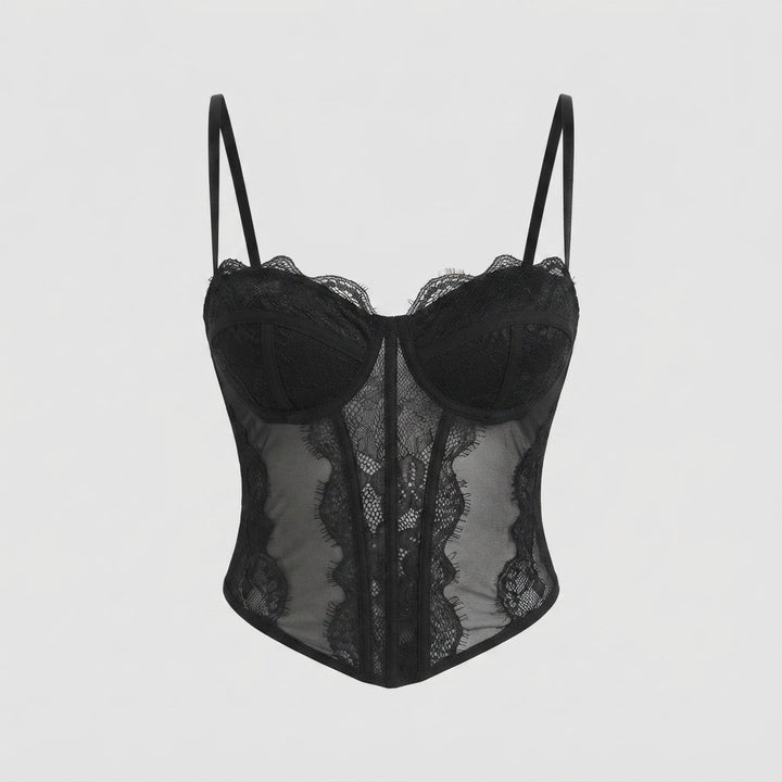 Hannah Sinclair | Lace Corset Bustier Top For Women