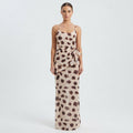 Hannah White | Polka Dot Maxi Races Dress For Women