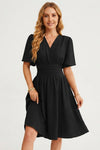 Harper Evans | V-Neck Summer Dress With Bell Sleeves For Women