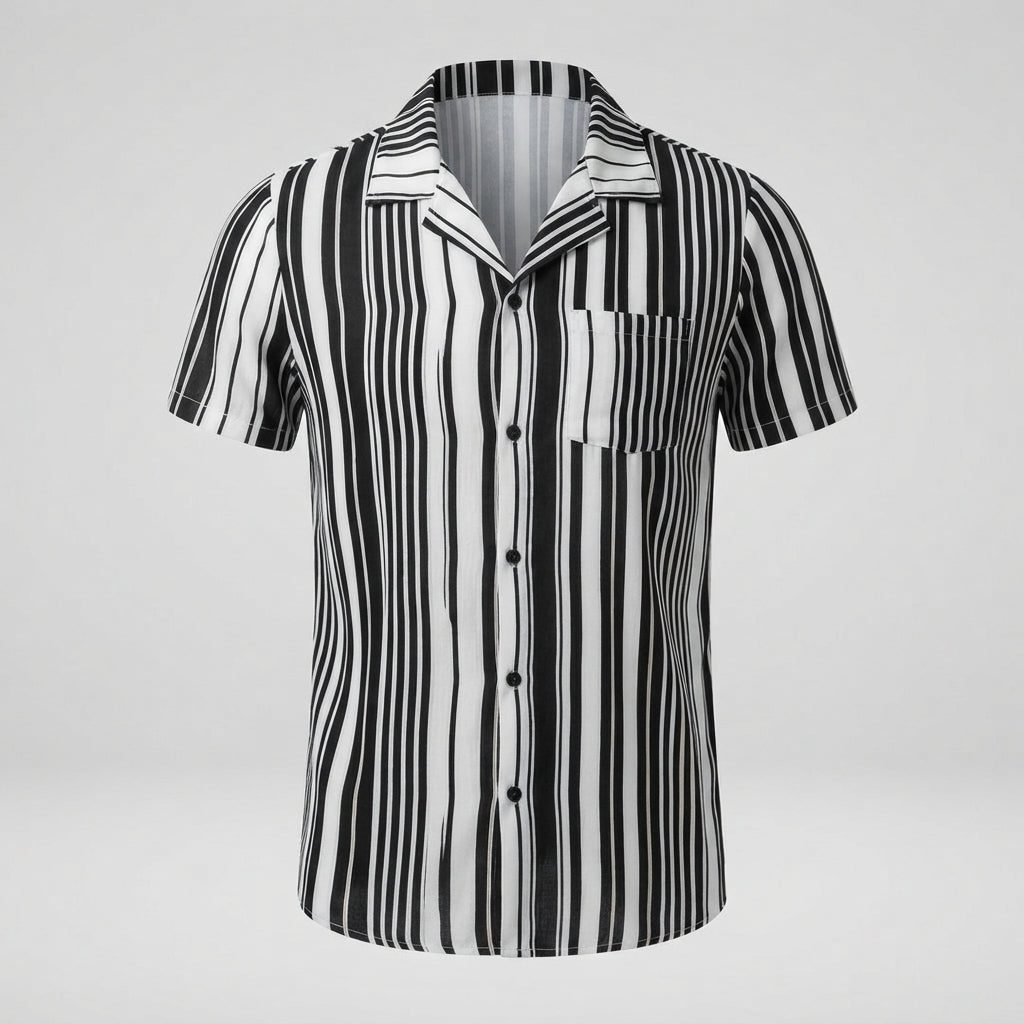 Harrison Clarke | Striped Resort Shirt For Men