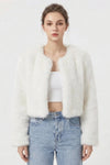 Camille Laurent | Luxe Faux Fur Jacket For Women