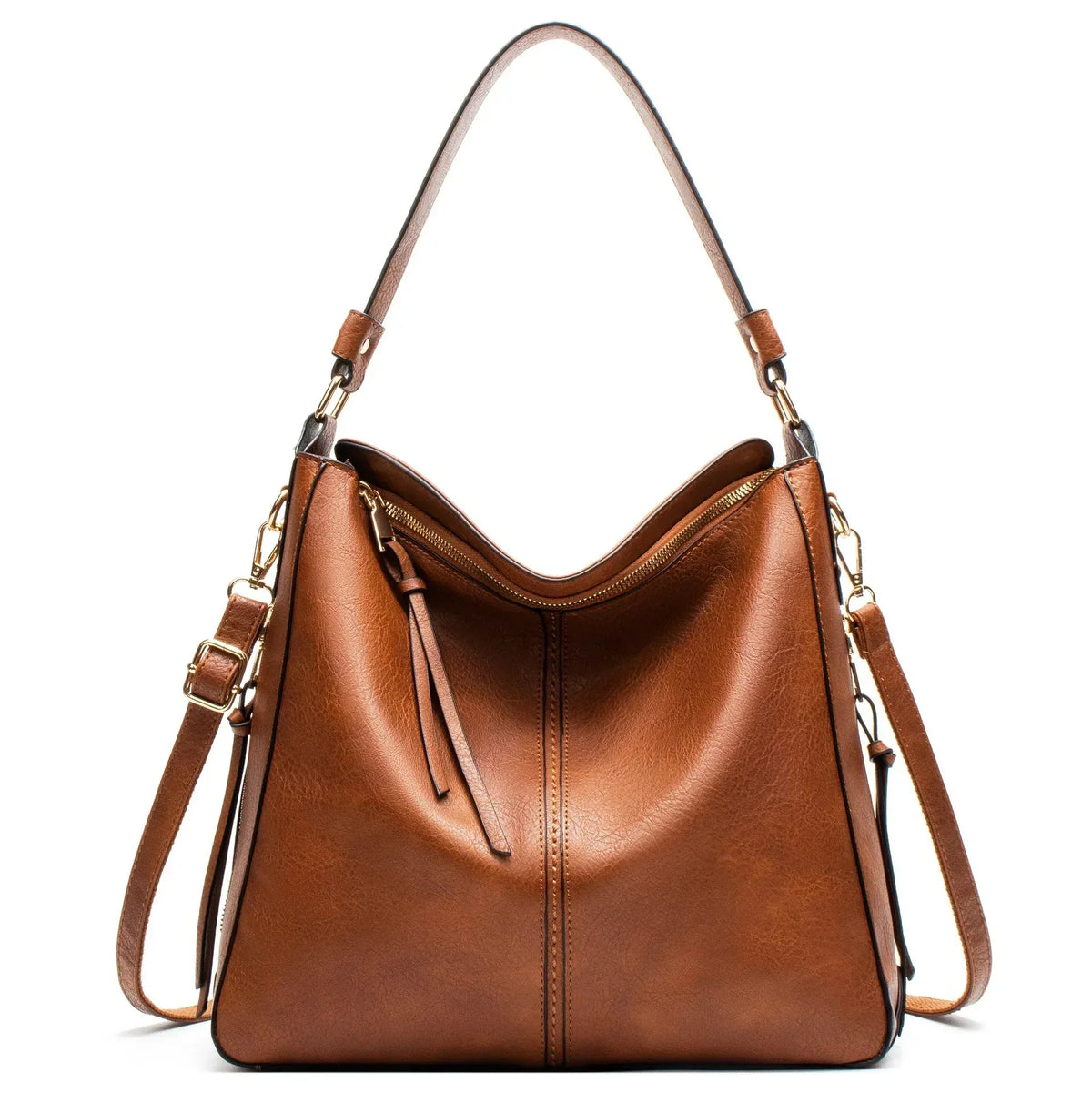 Chloe | Women’s Hobo Shoulder Bag with Zip Closure
