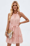 Holly Thompson | Lightweight Summer Dress With Tie Waist For Women