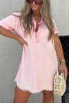Vera | Women’s Shirt Dress with Button Front