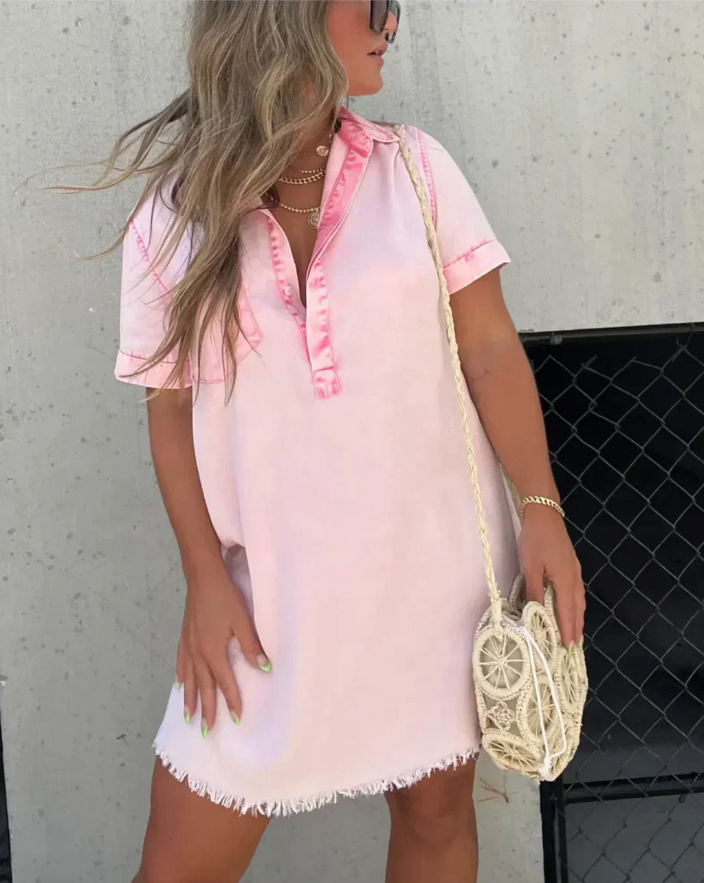 Vera | Women’s Shirt Dress with Button Front