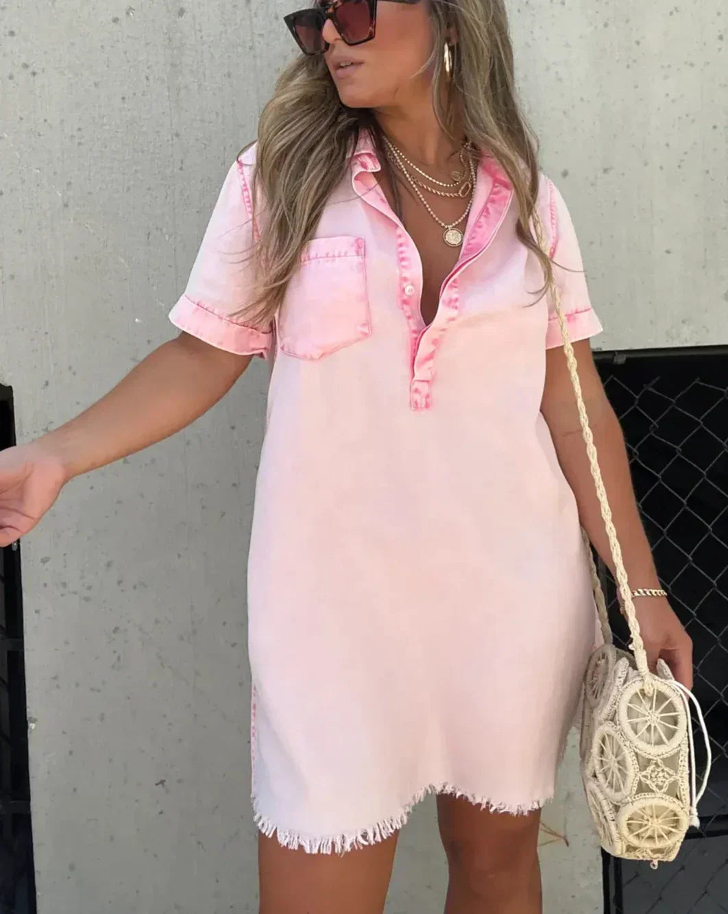 Vera | Women’s Shirt Dress with Button Front