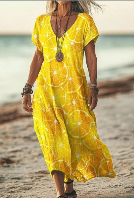 Aila | Women’s Floral Midi Dress with Flowing Fabric