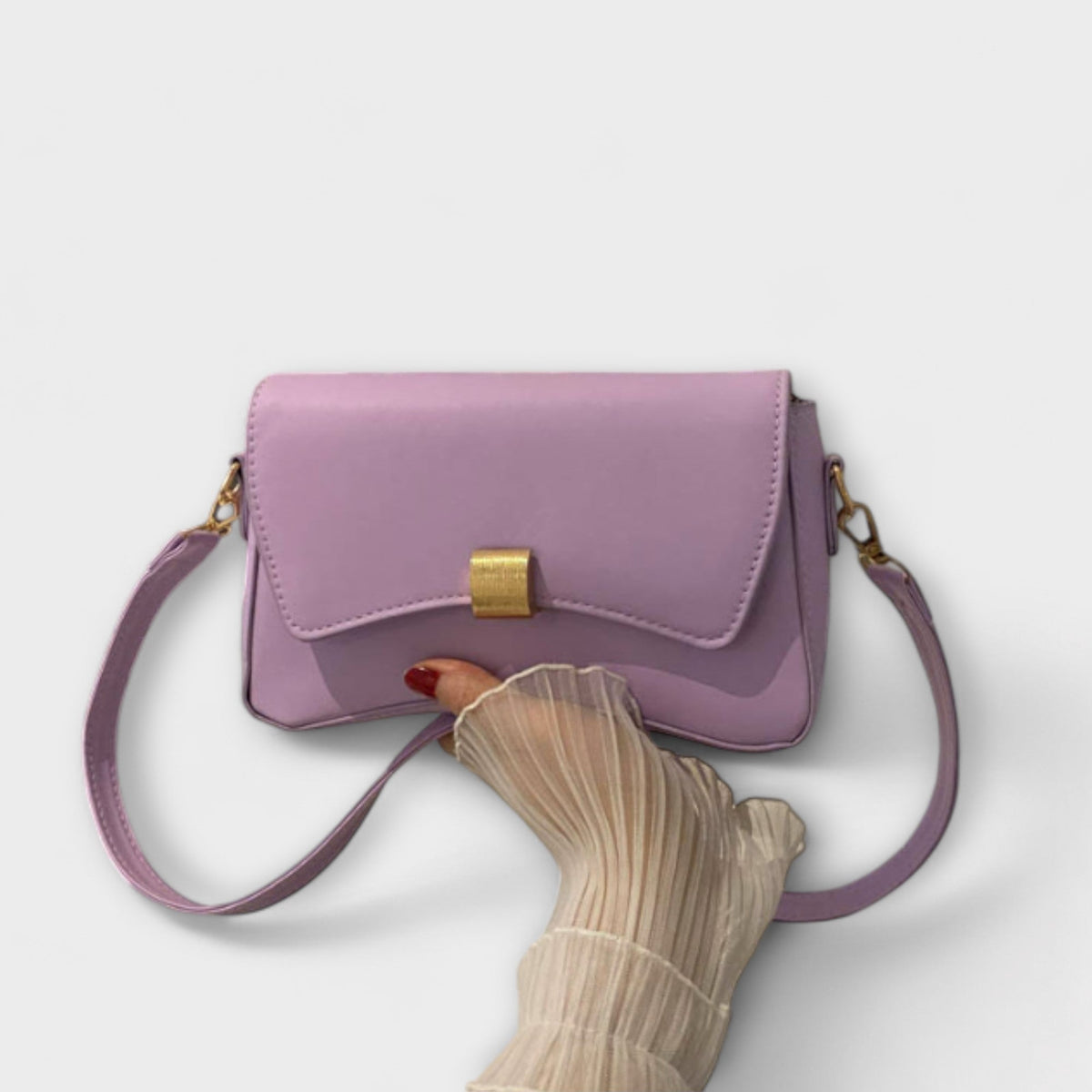 Elida | Women’s Shoulder Bag with Gold Hardware