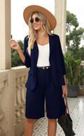 Blake | Women’s Blazer Shorts Set with Single-Button Blazer