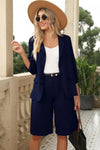 Blake | Women's Blazer Shorts Two Piece Suit Set Summer